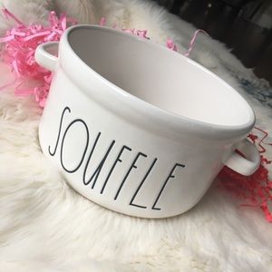 🆕 Rae Dunn SOUFFLE Ceramic Dish